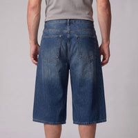 Herren Jeansshorts mit weitem Bein und Fünf-Taschen-Schnitt | Diethelm