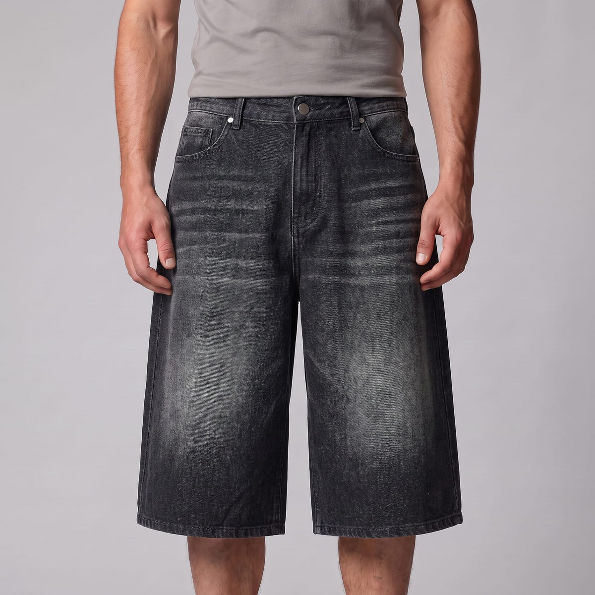 Herren Jeansshorts mit weitem Bein und Fünf-Taschen-Schnitt | Diethelm_13
