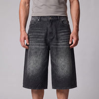 Herren Jeansshorts mit weitem Bein und Fünf-Taschen-Schnitt | Diethelm