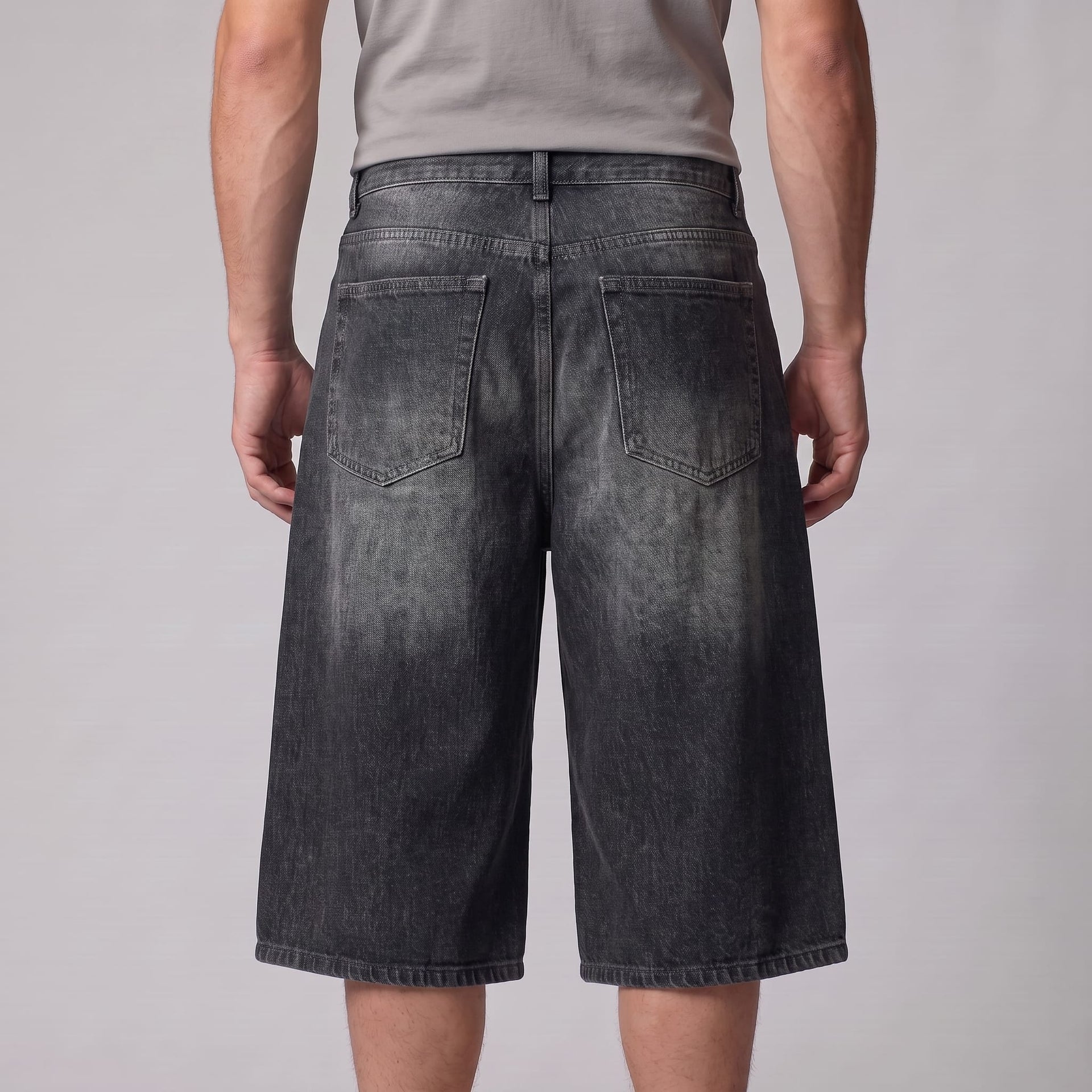 Herren Jeansshorts mit weitem Bein und Fünf-Taschen-Schnitt | Diethelm