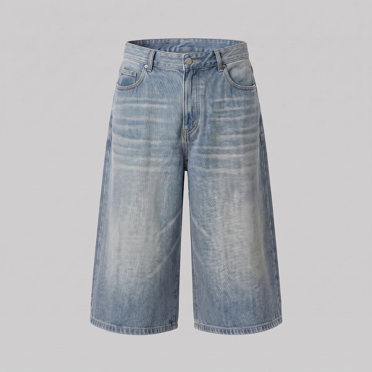Herren Jeansshorts mit weitem Bein und Fünf-Taschen-Schnitt | Diethelm