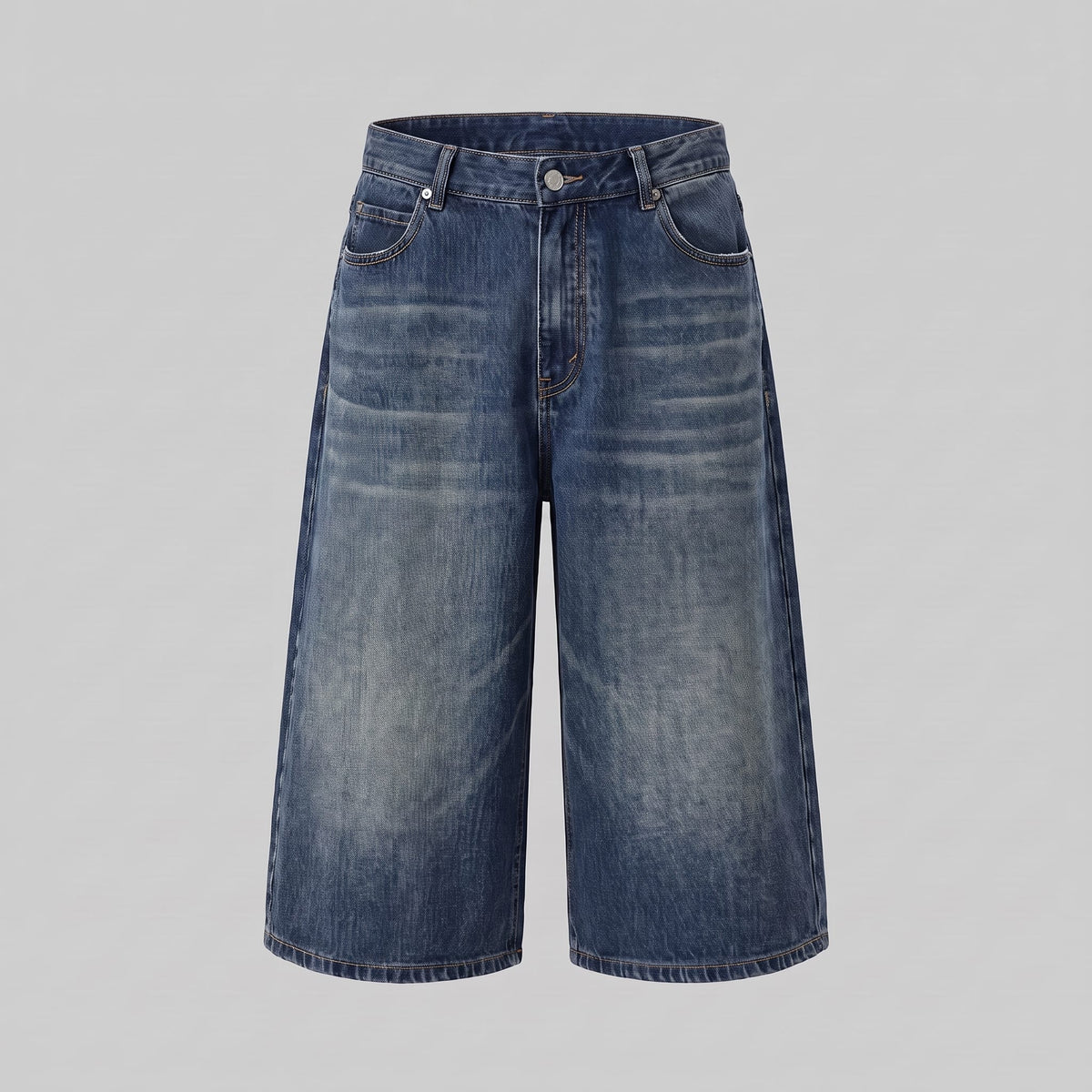 Herren Jeansshorts mit weitem Bein und Fünf-Taschen-Schnitt | Diethelm