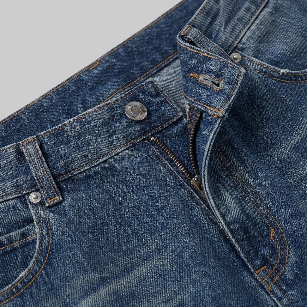 Herren Jeansshorts mit weitem Bein und Fünf-Taschen-Schnitt | Diethelm