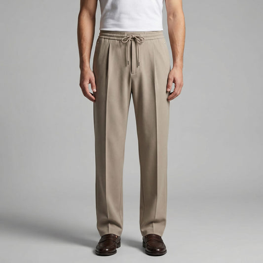 Herren Bundfaltenhose mit Kordelzug | Arthur_1