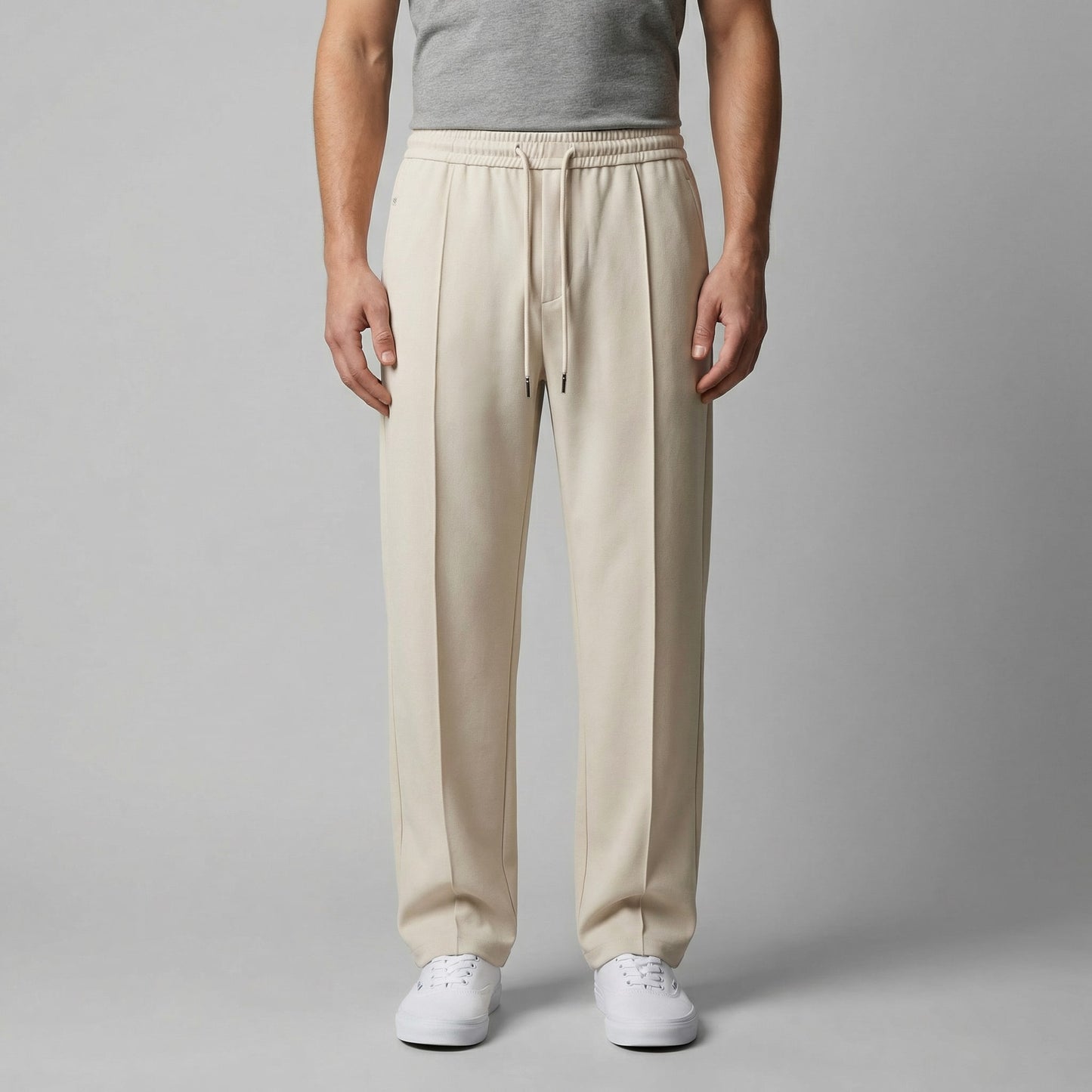 Herren Bundfaltenhose mit Kordelzug | Arthur_11