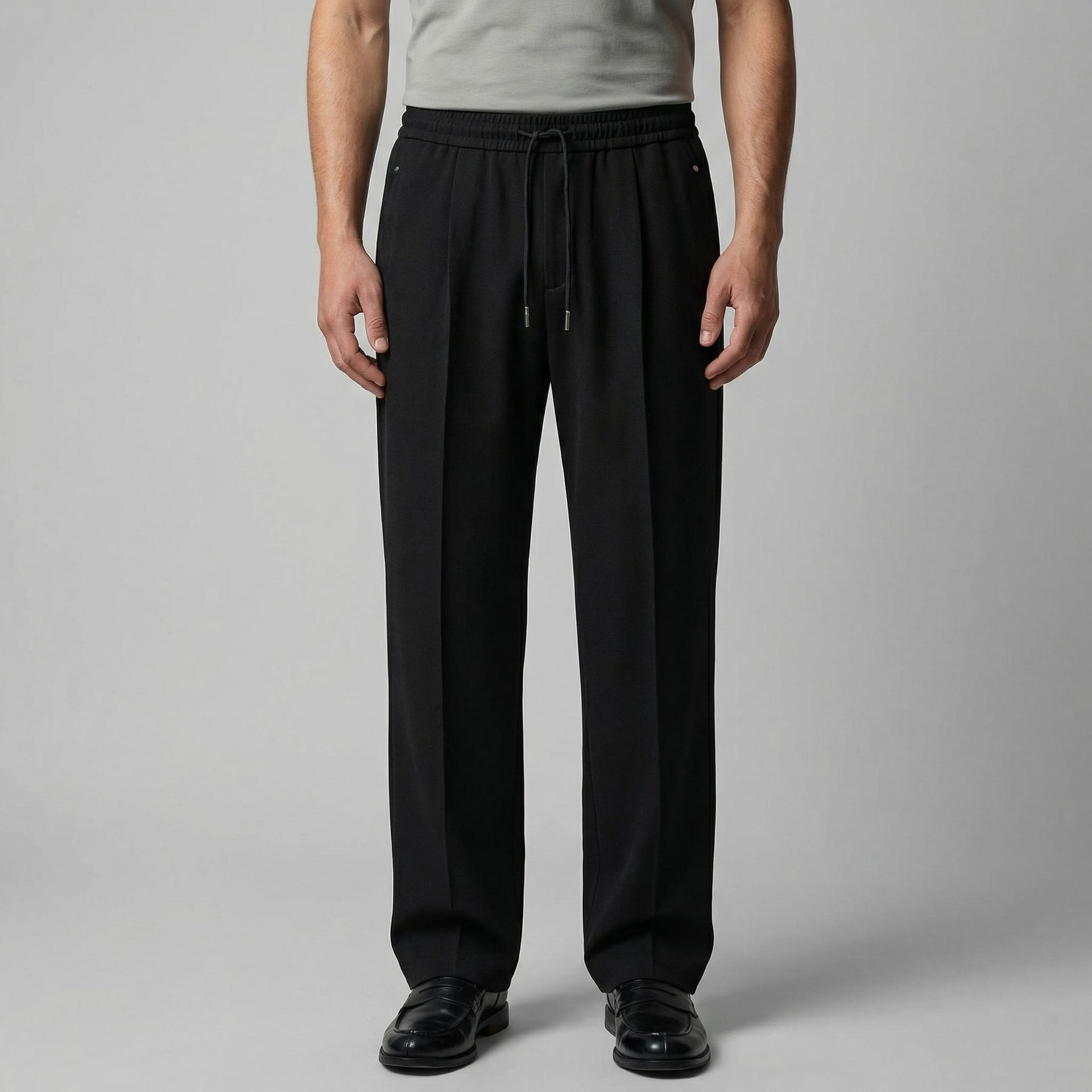 Herren Bundfaltenhose mit Kordelzug | Arthur
