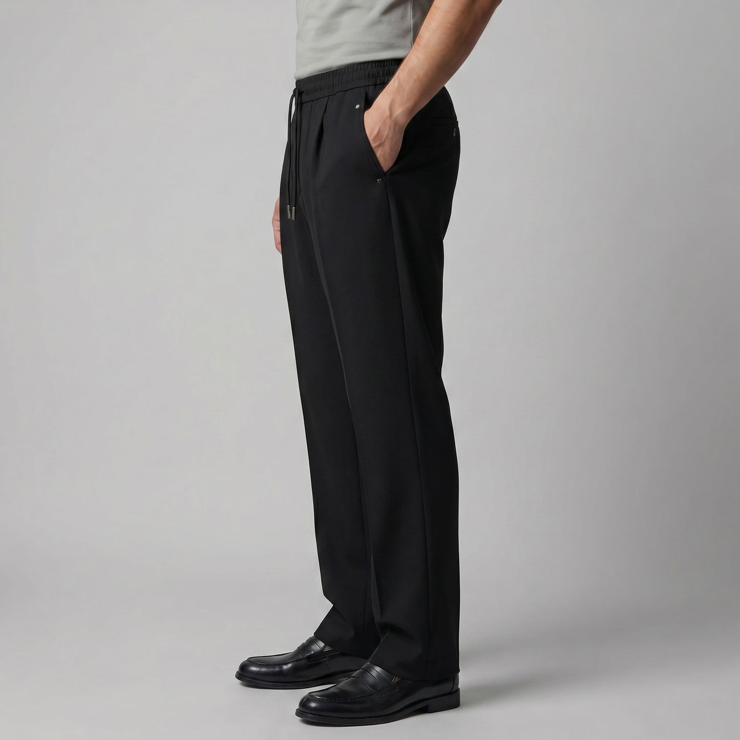 Herren Bundfaltenhose mit Kordelzug | Arthur_8