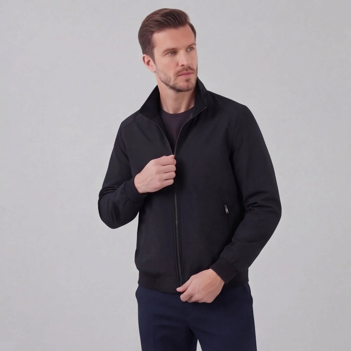 Herren Windjacke mit Stehkragen | Andreas
