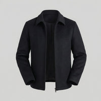 Herren Wolljacke mit Hemdkragen | Anselm