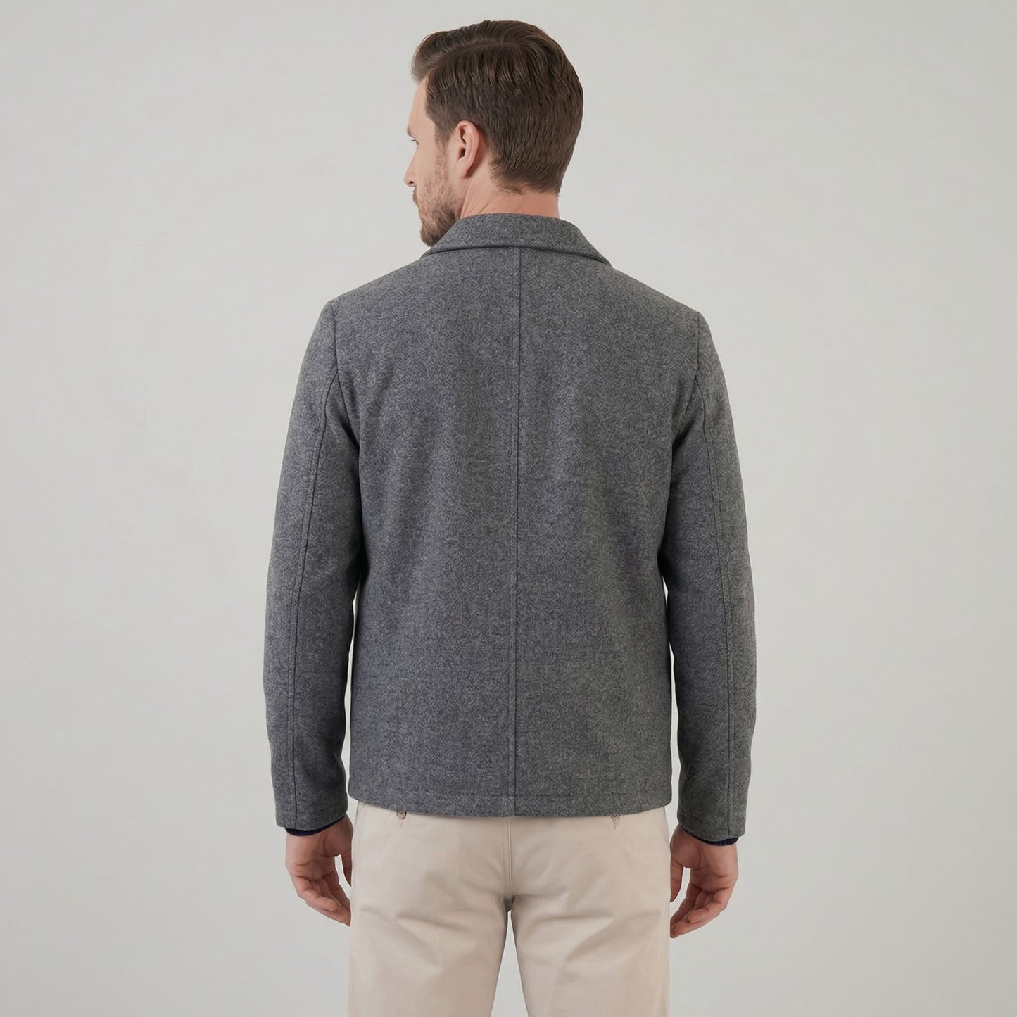 Herren Wolljacke mit Hemdkragen | Anselm_3