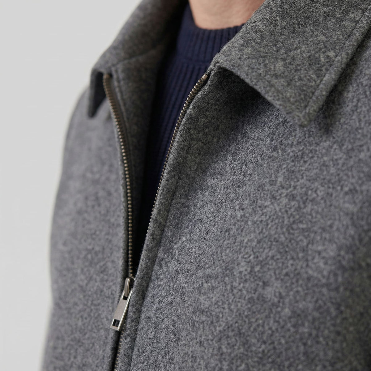 Herren Wolljacke mit Hemdkragen | Anselm_4