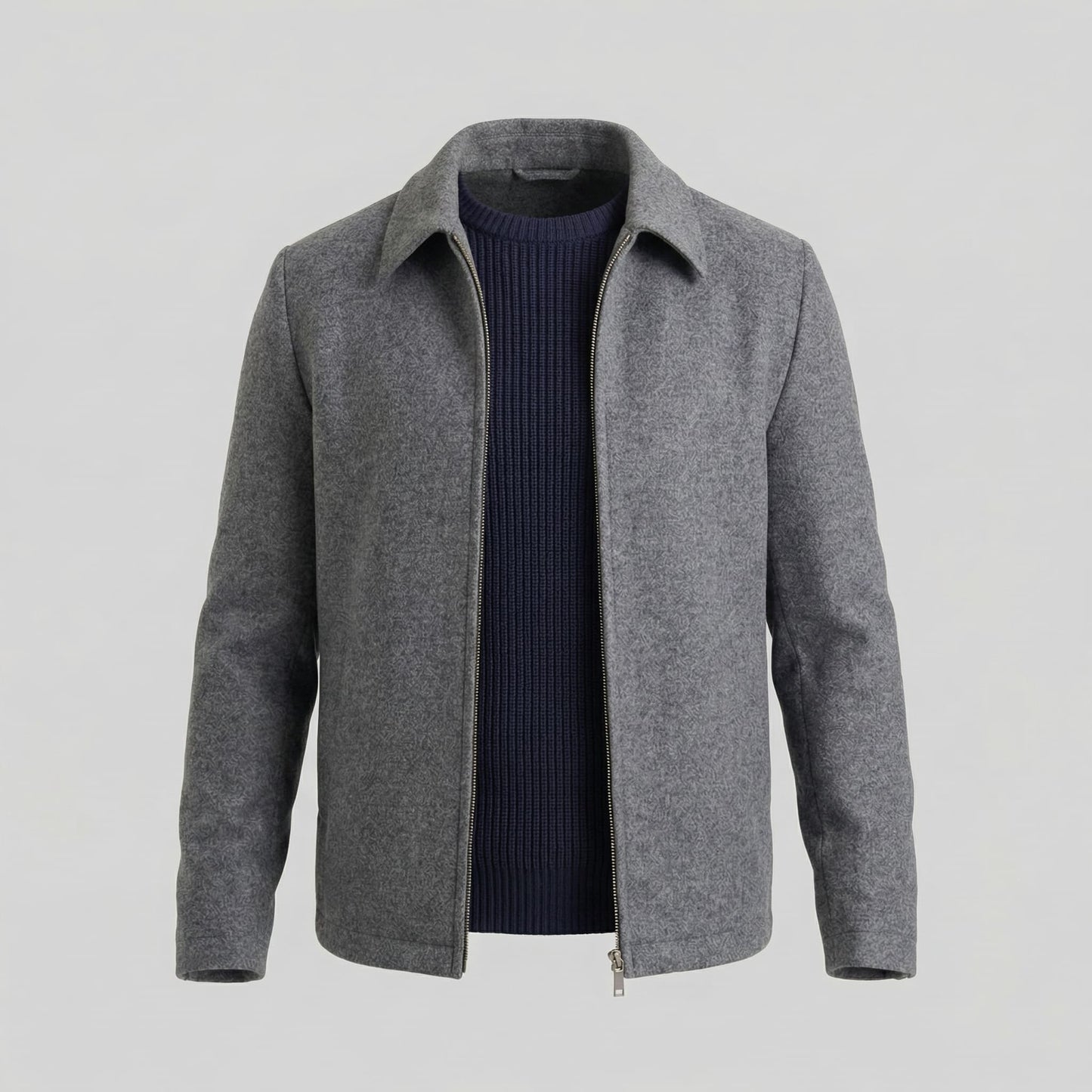 Herren Wolljacke mit Hemdkragen | Anselm_5