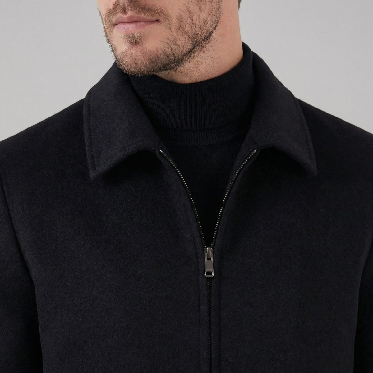 Herren Wolljacke mit Hemdkragen | Anselm_9
