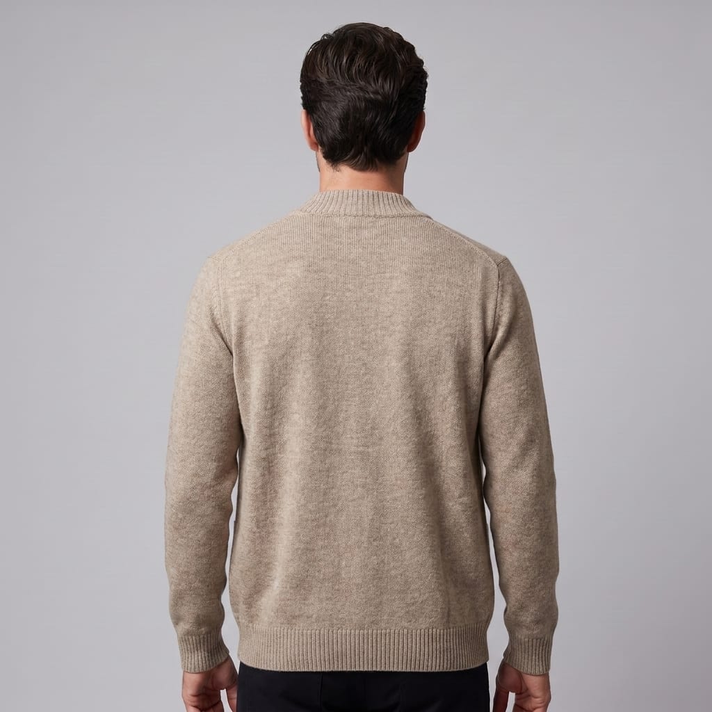 Herren Wollstrickjacke mit Stehkragen | Theodor_2