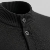 Herren Wollstrickjacke mit Stehkragen | Theodor