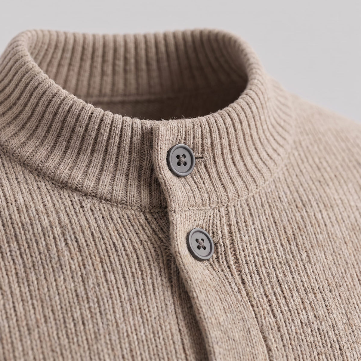 Herren Wollstrickjacke mit Stehkragen | Theodor_4