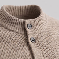 Herren Wollstrickjacke mit Stehkragen | Theodor