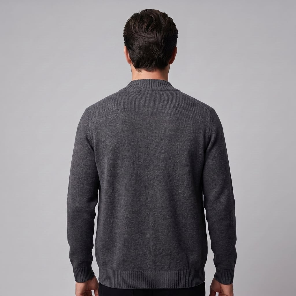 Herren Wollstrickjacke mit Stehkragen | Theodor_6