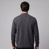 Herren Wollstrickjacke mit Stehkragen | Theodor