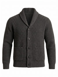 Herren Wollstrickjacke mit Schalkragen | Andreas