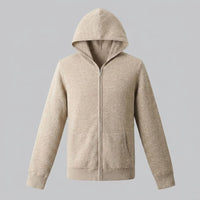 Herren Wollstrickjacke mit Kapuze und Reißverschluss | Thilo