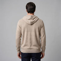 Herren Wollstrickjacke mit Kapuze und Reißverschluss | Thilo