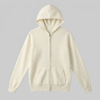 Herren Wollstrickjacke mit Kapuze und Reißverschluss | Thilo
