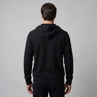 Herren Wollstrickjacke mit Kapuze und Reißverschluss | Thilo