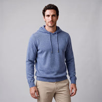 Herren Wollpullover mit Kapuze und Kordelzug | Thomas