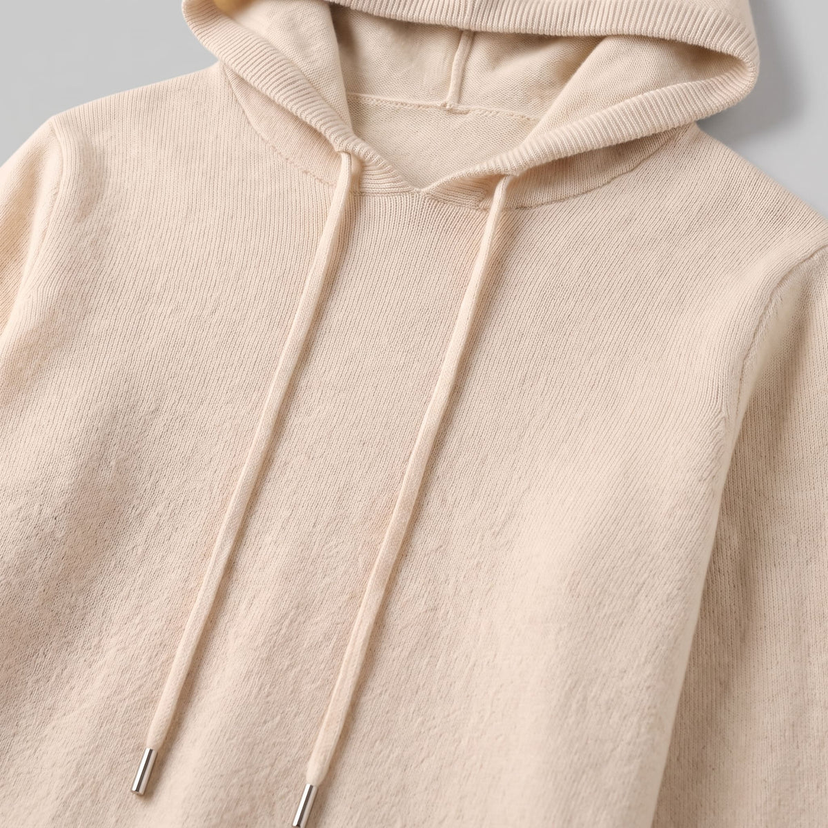Herren Wollpullover mit Kapuze und Kordelzug | Thomas