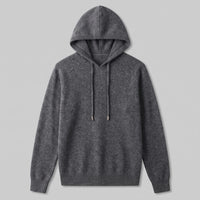 Herren Wollpullover mit Kapuze und Kordelzug | Thomas