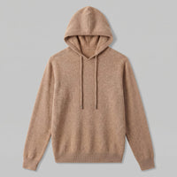 Herren Wollpullover mit Kapuze und Kordelzug | Thomas
