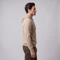 Herren Wollpullover mit Kapuze und Kordelzug | Thomas