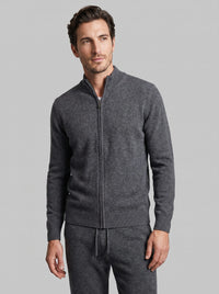 Herren Wollstrickset mit Stehkragen | Emanuel