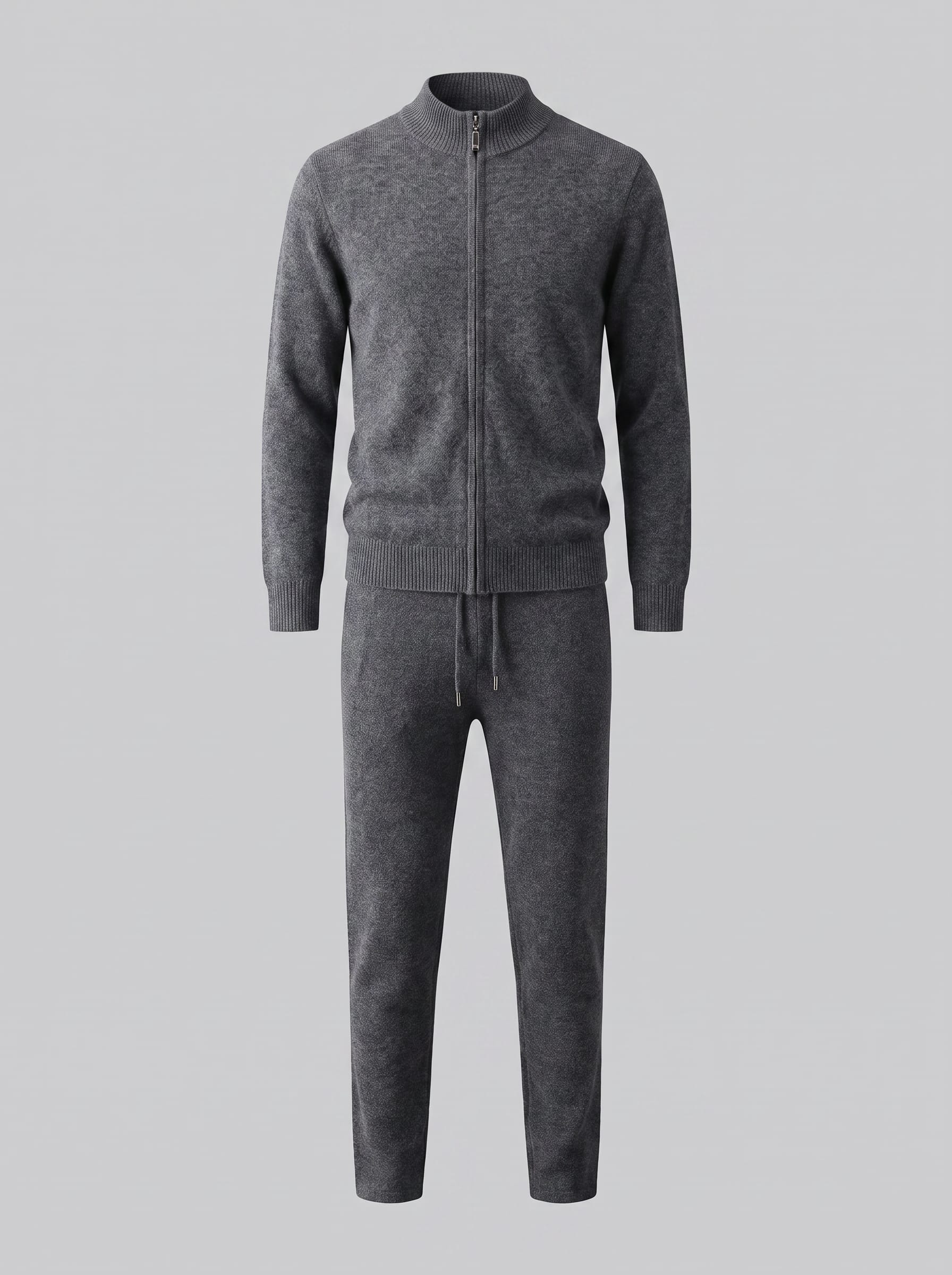 Herren Wollstrickset mit Stehkragen | Emanuel