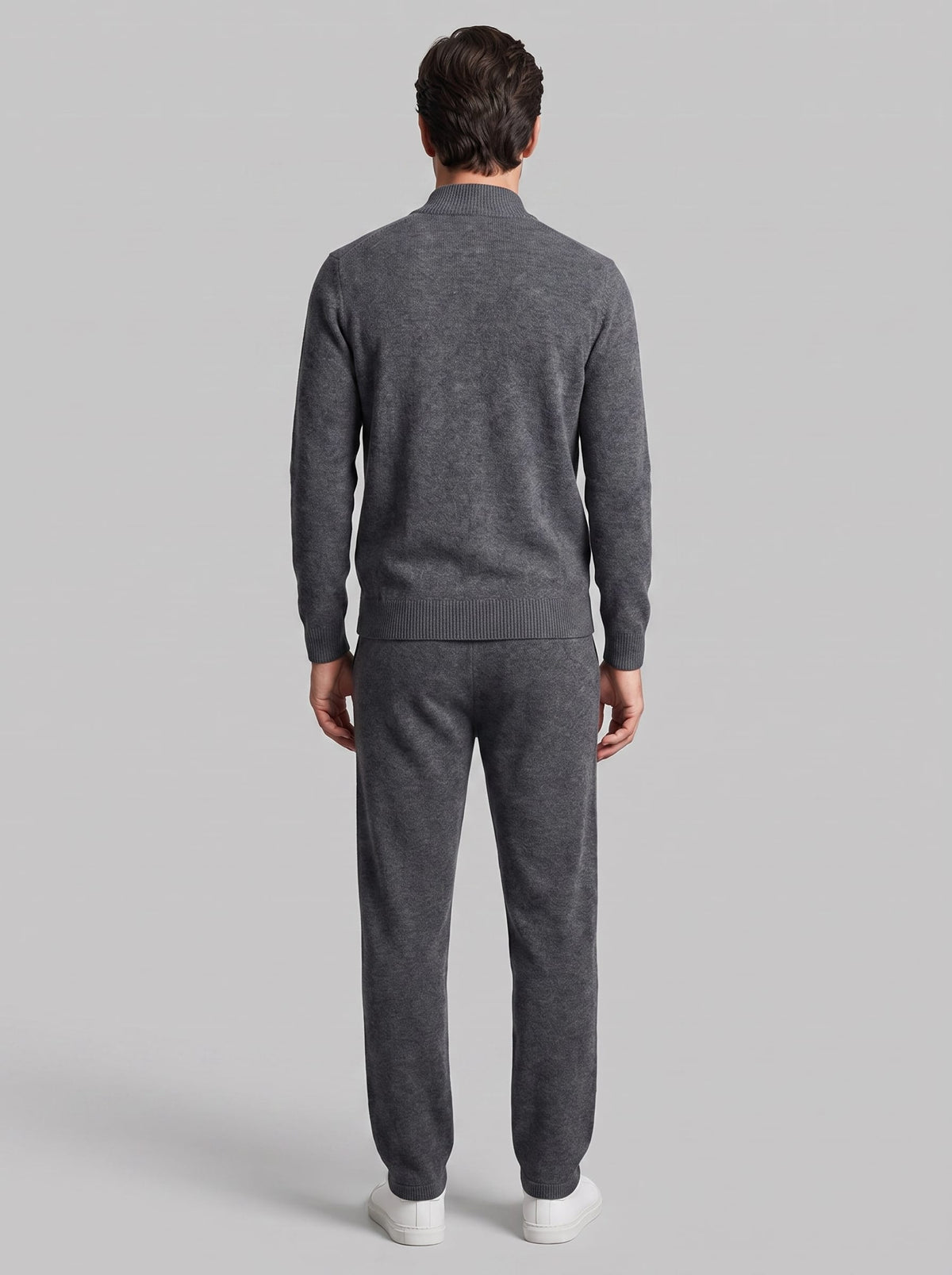 Herren Wollstrickset mit Stehkragen | Emanuel