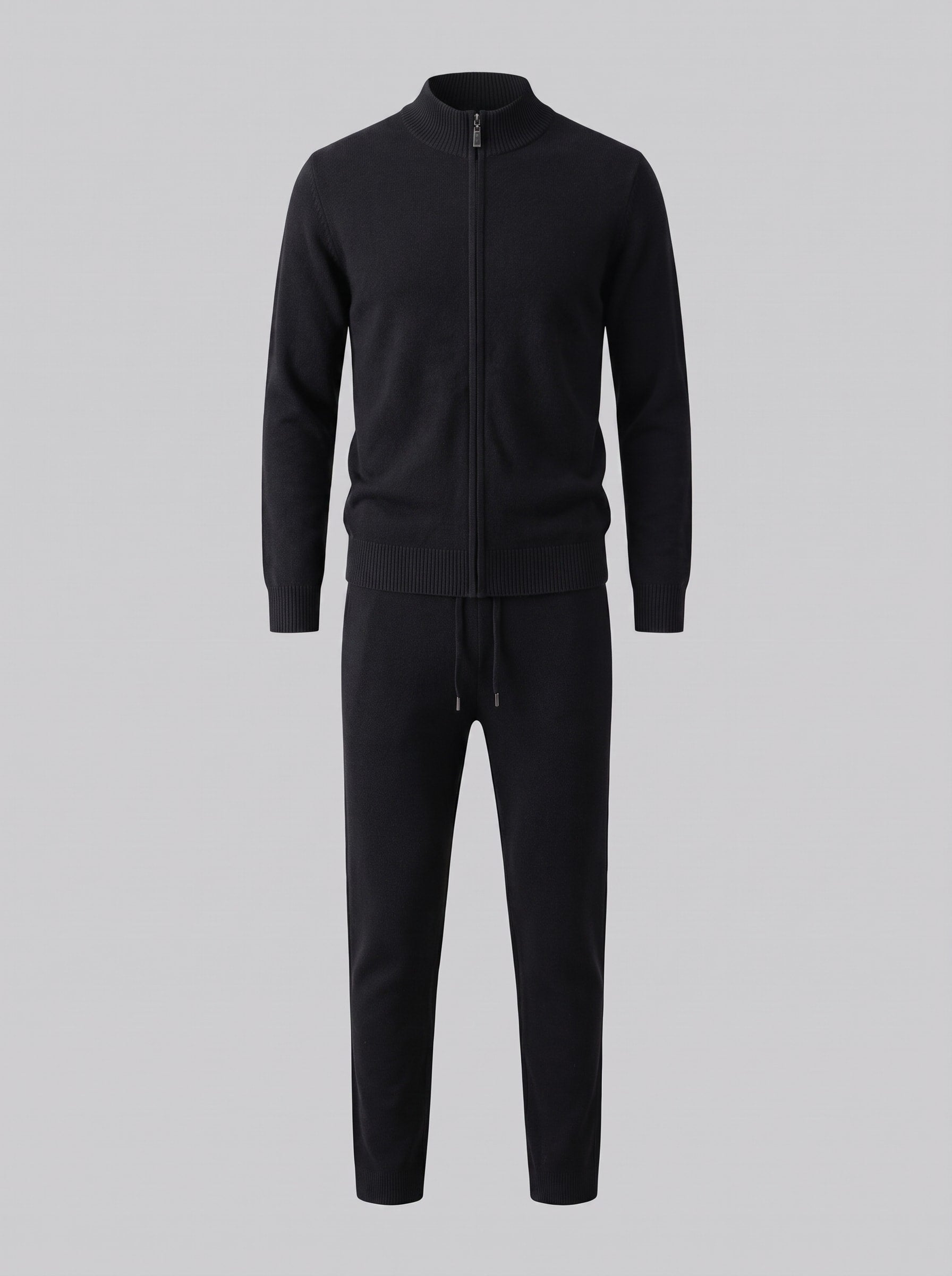 Herren Wollstrickset mit Stehkragen | Emanuel