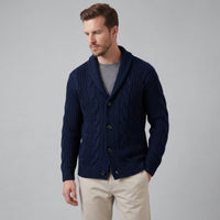 Herren Wollstrickjacke mit Schalkragen | Thorsten