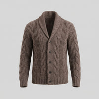 Herren Wollstrickjacke mit Schalkragen | Thorsten