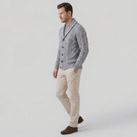 Herren Wollstrickjacke mit Schalkragen | Thorsten