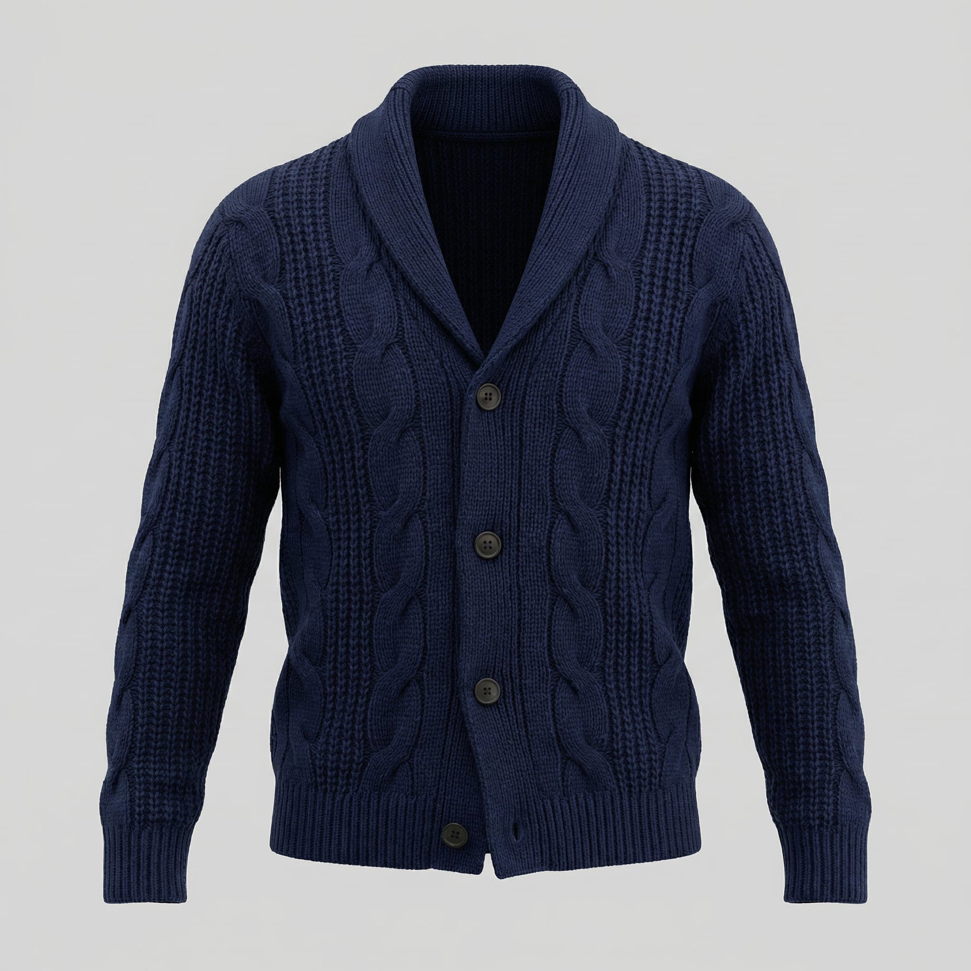 Herren Wollstrickjacke mit Schalkragen | Thorsten