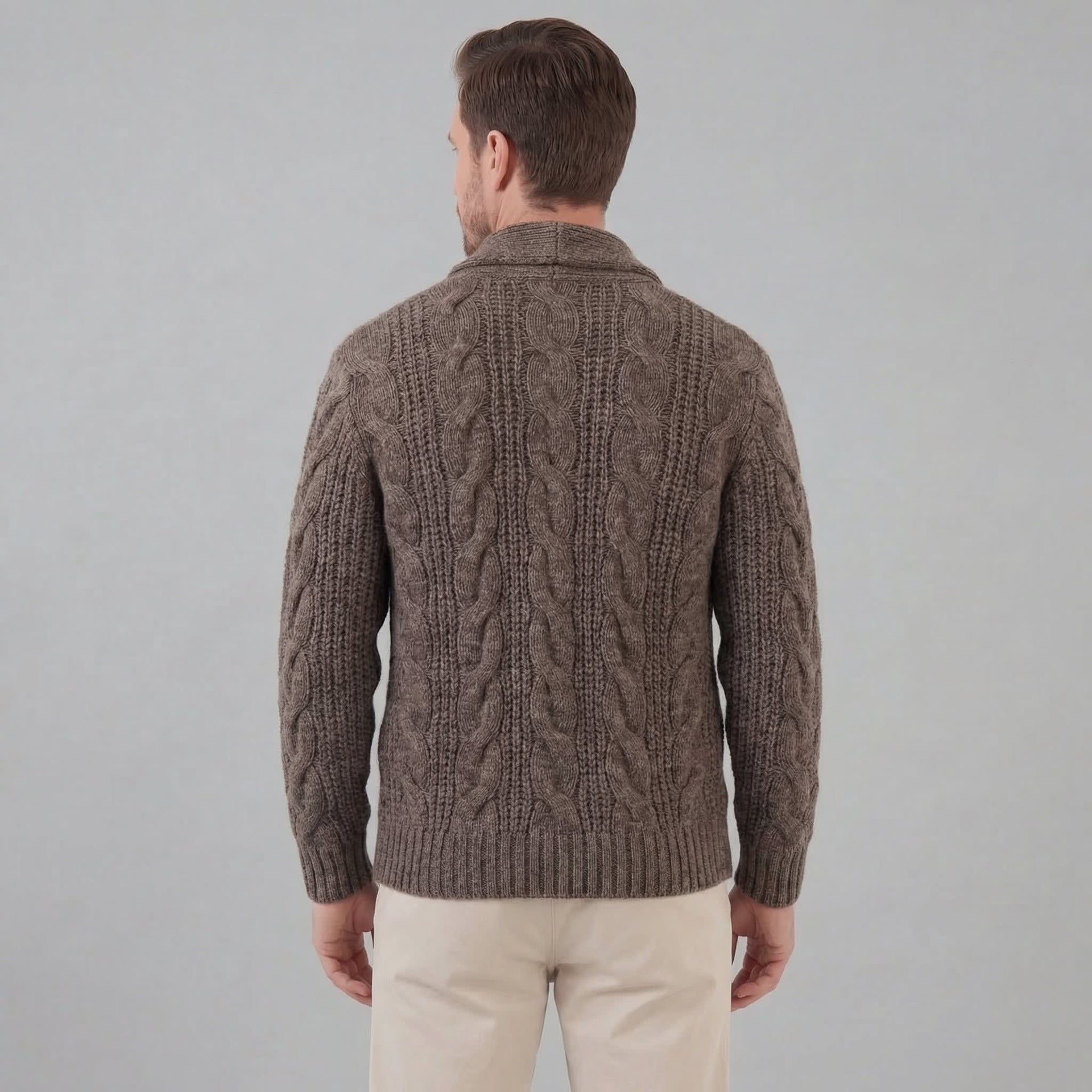 Herren Wollstrickjacke mit Schalkragen | Thorsten