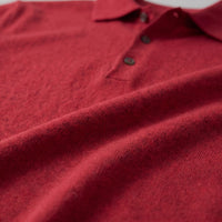 Herren Wollpoloshirt Langarm mit Knopfleiste | Tilman