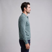 Herren Wollpoloshirt Langarm mit Knopfleiste | Tilman