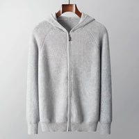 Herren Wollstrickjacke mit Kapuze | Urban