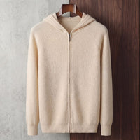 Herren Wollstrickjacke mit Kapuze | Urban