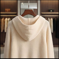 Herren Wollstrickjacke mit Kapuze | Urban