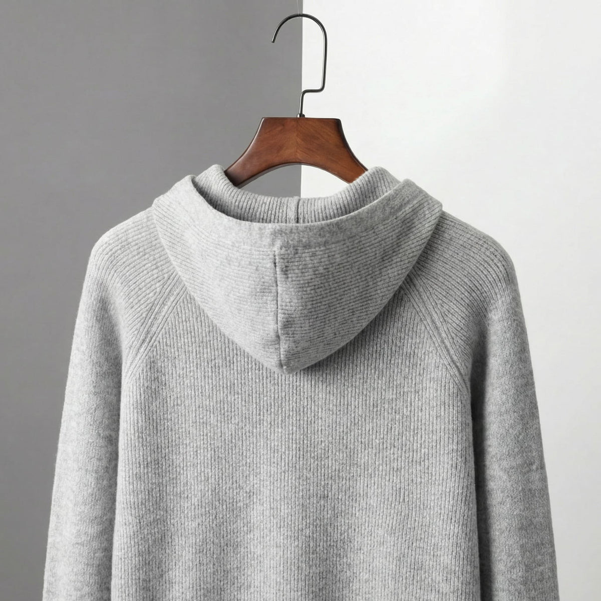 Herren Wollstrickjacke mit Kapuze | Urban_9