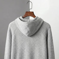 Herren Wollstrickjacke mit Kapuze | Urban