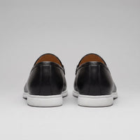 Herren Kunstlederloafer in Flechtoptik mit Trensenspange | Erdmann